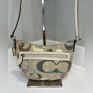 Coach Optic Signature Woven Canvas Crossbody